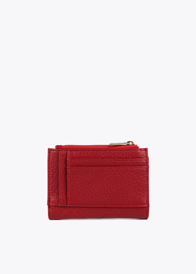 Diamond design monogram purse