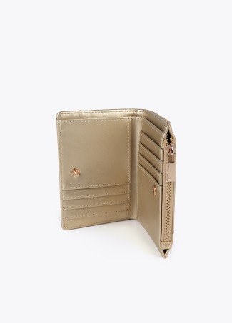 Diamond design monogram purse