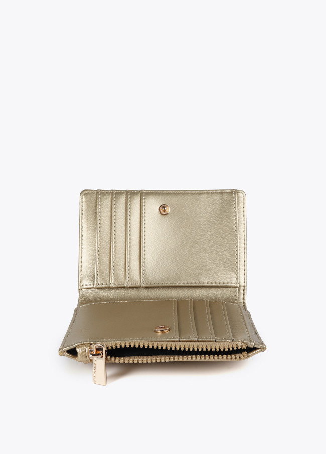 Diamond design monogram purse