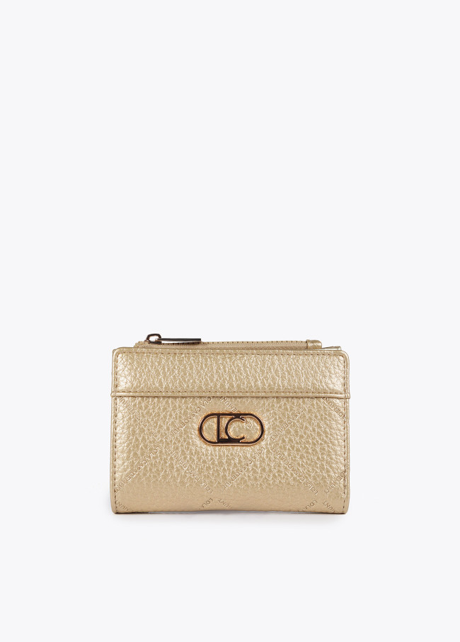 Diamond design monogram purse