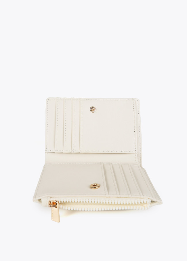 Diamond design monogram purse