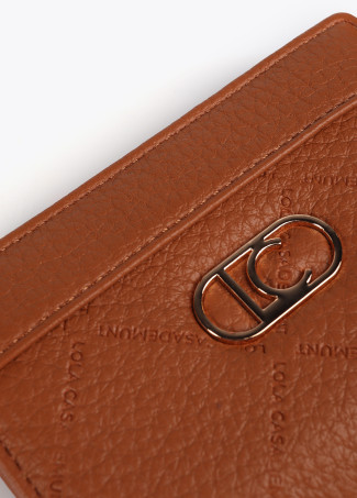 Diamond design monogram purse