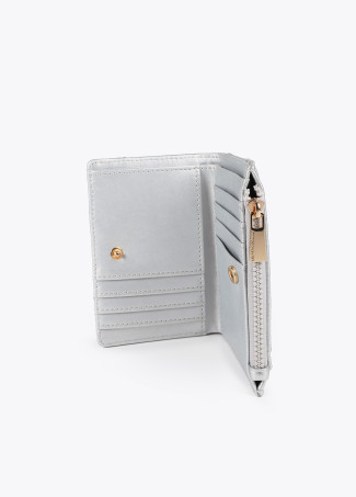 Diamond design monogram purse