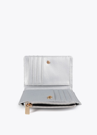 Diamond design monogram purse