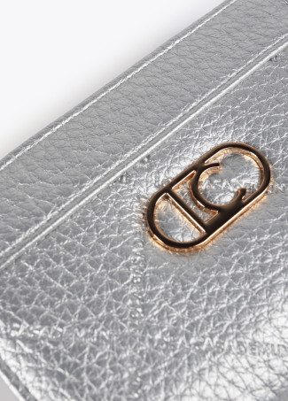 Diamond design monogram purse