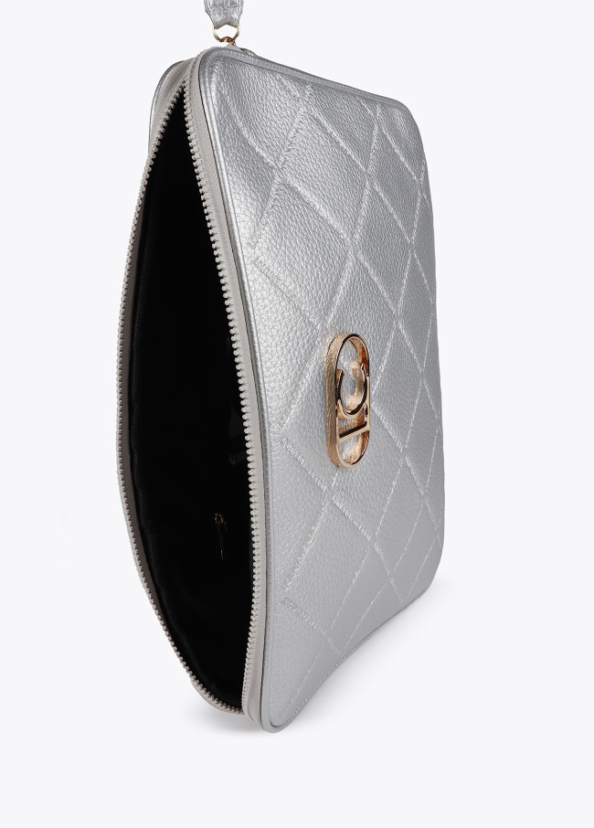 Diamond design monogram computer case