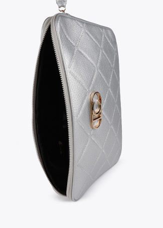 Diamond design monogram computer case