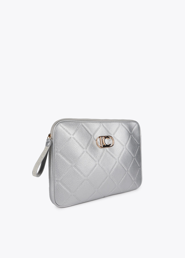 Capa para laptop monograma losangos