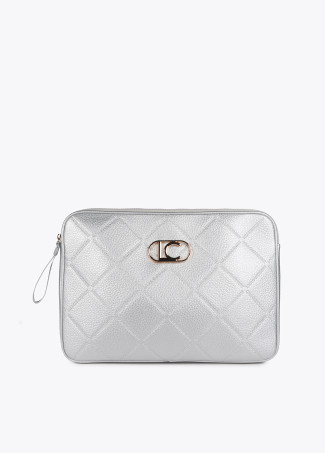 Diamond design monogram computer case