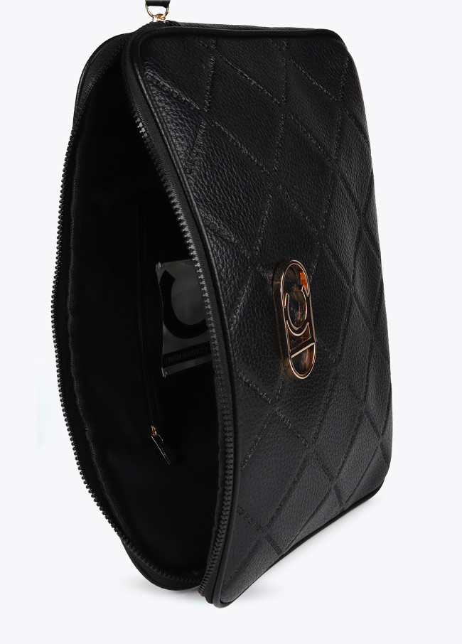 Diamond design monogram computer case