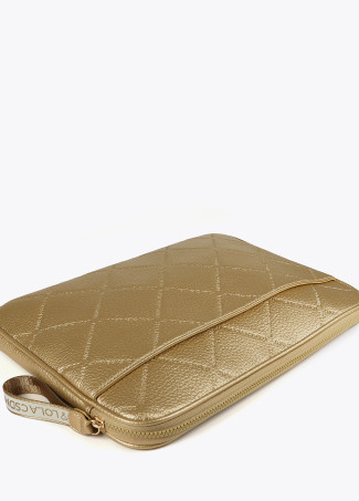 Diamond design monogram computer case