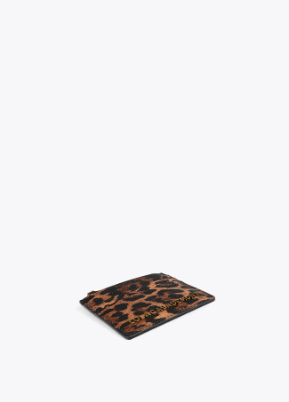 Animal print card holder