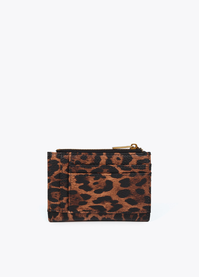 Animal print purse