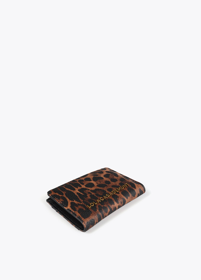 Animal print purse