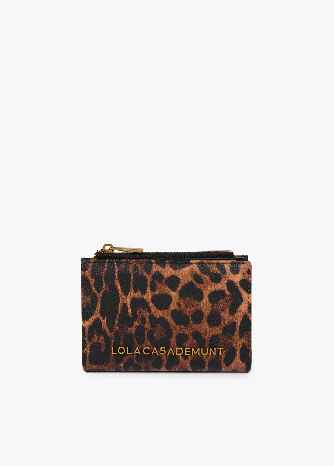 Monedero animal print