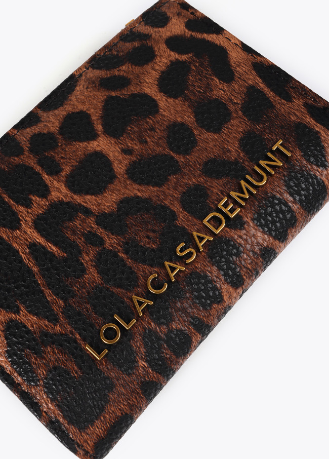 Animal print purse