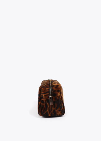 Animal print toiletry bag