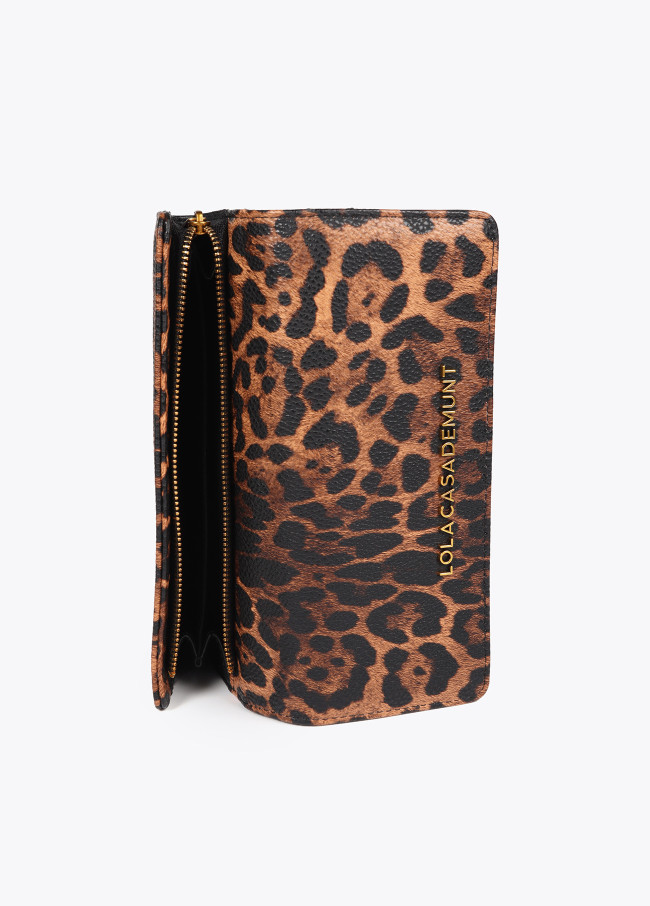 Animal print wallet