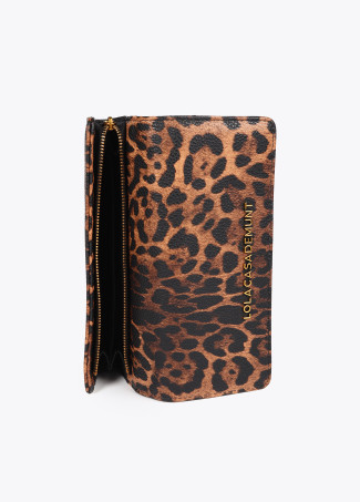 Animal print wallet