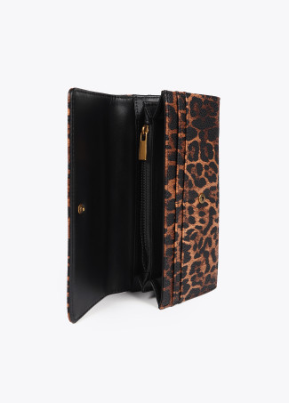 Animal print wallet