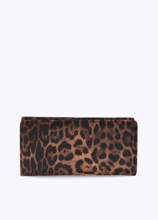 Animal print wallet