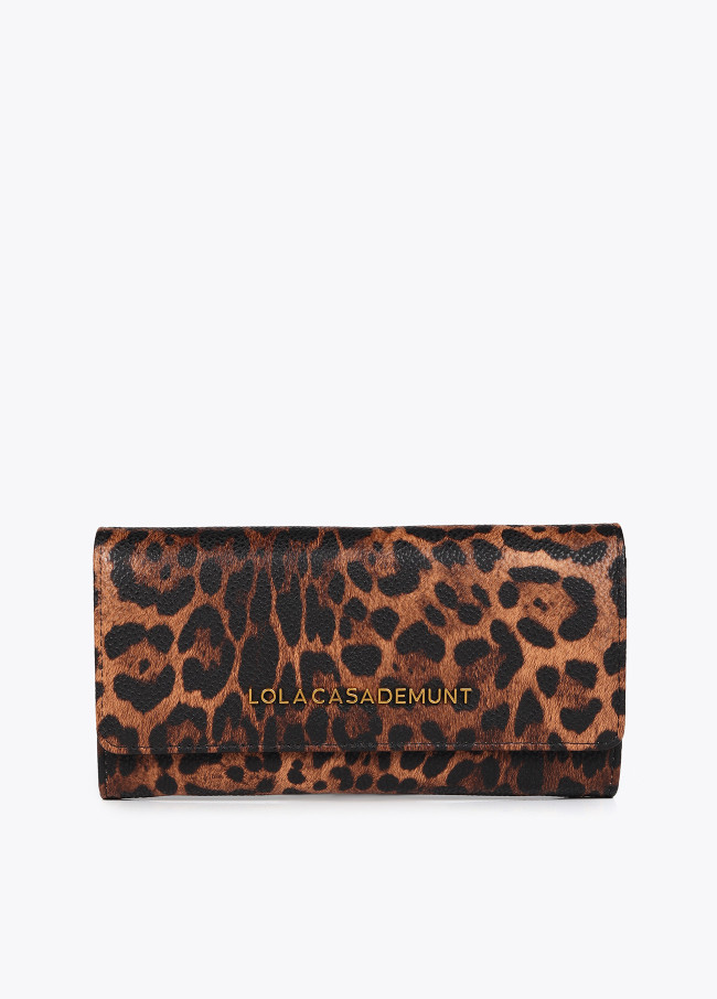 Billetero animal print