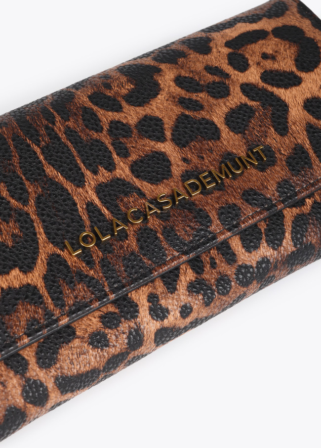 Animal print wallet