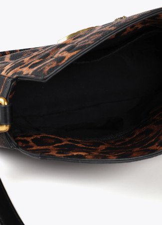 Bandolera Animal Print Logo LC Leopardo