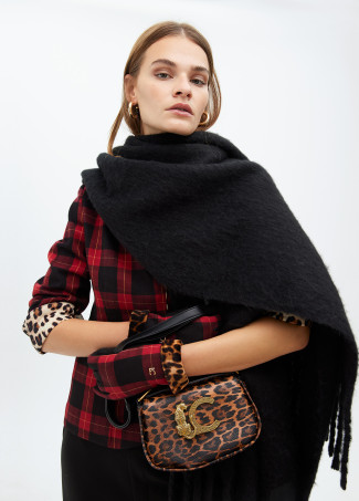 Bandolera Animal Print Logo LC Leopardo