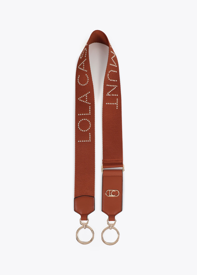 Asa bolso tachas metalizadas logo