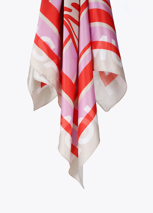 1981 tiger face print scarf