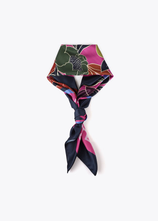 Foulard imprimé floral