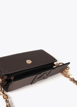 Bandoleira Baguete Efeito Pele com M em Relevo