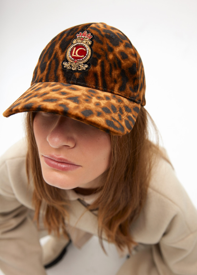 Animal print visor