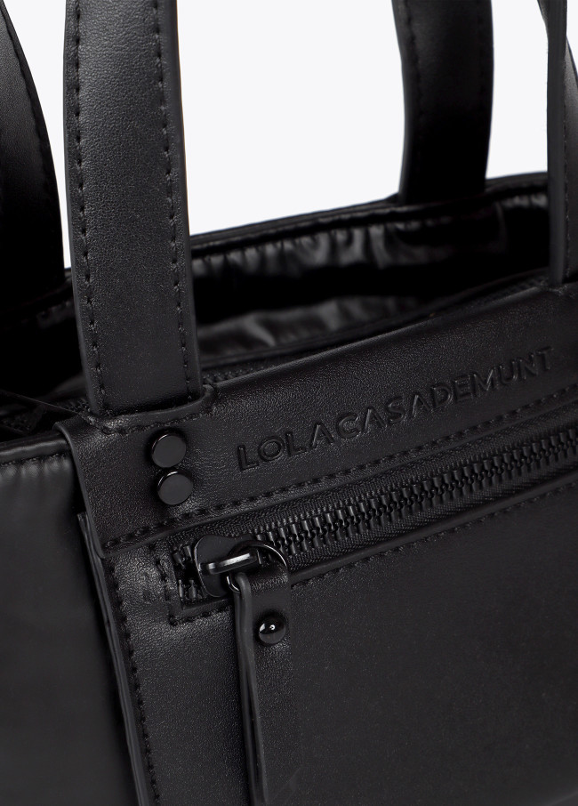 Mini shopper nylon satinado