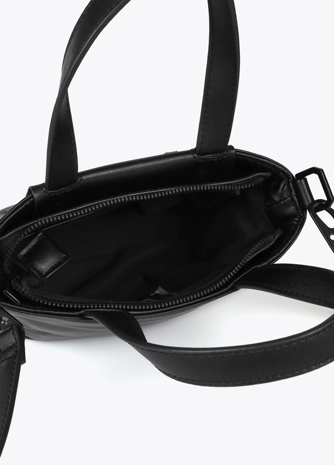 Mini shopper nylon satinado