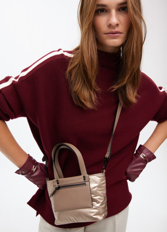 Mini shopper nylon satinado