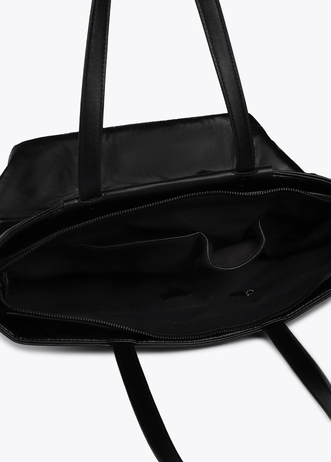 Shopper nylon satinado