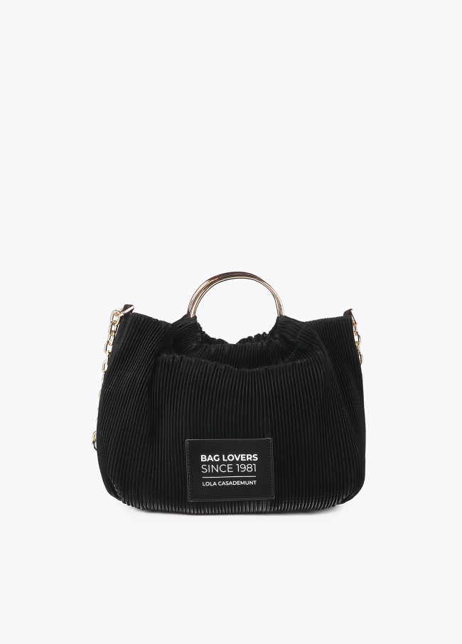 Bolso plisado "bags lovers"