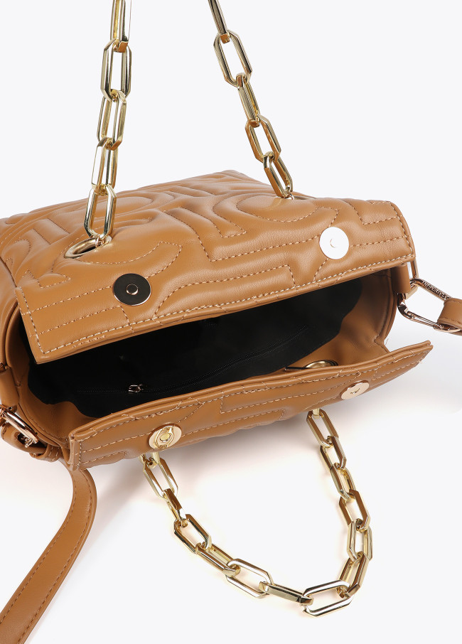 Mini Shopper Trapuntata con Logo