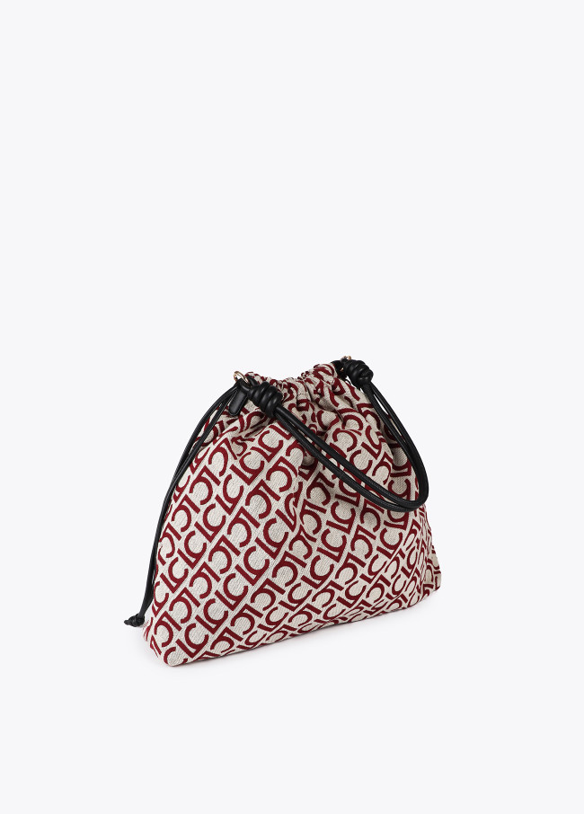 Shopper tejido jacquard LC flocado
