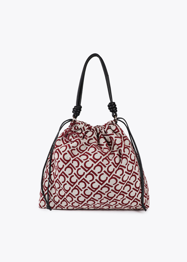 Shopper tejido jacquard LC flocado