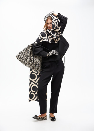 Shopper tejido jaquard LC flocado