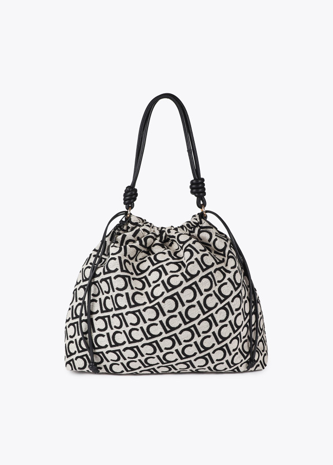 Shopper tejido jaquard LC flocado