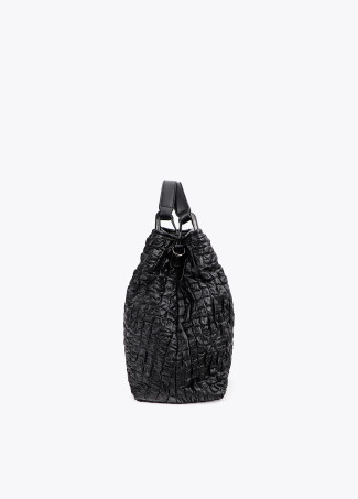 Sac effet cuir froncé