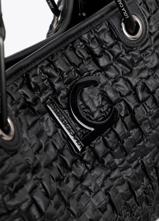 Sac effet cuir froncé