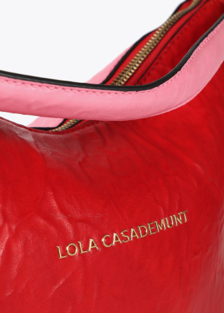 Bolso bandolera bicolor