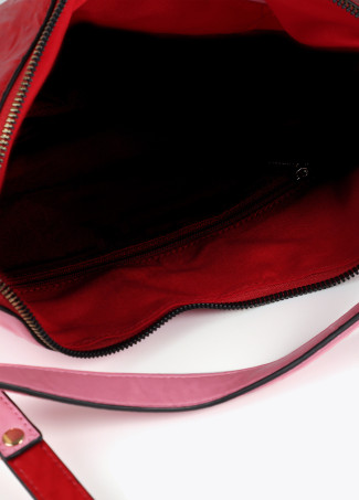 Bolso bandolera bicolor