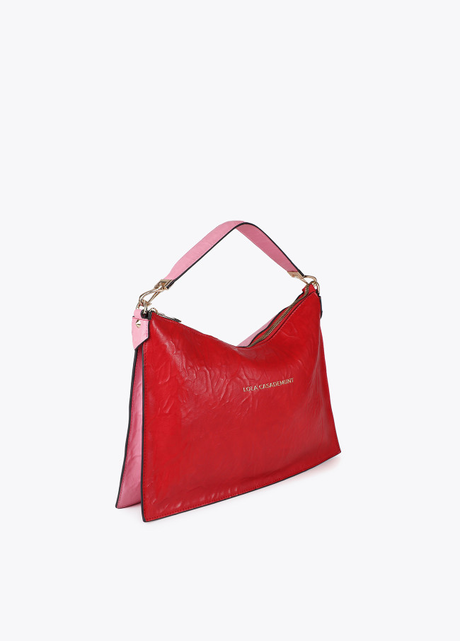 Bolso bandolera bicolor