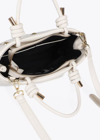 Bolso acolchado efecto piel